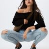 1420 Skinny jeans met lage taille
