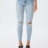 1420 Skinny jeans met lage taille