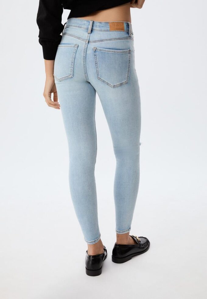 1420 Skinny jeans met lage taille