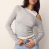Asymmetrisch dubbel T-shirt Asymmetrisch dubbel T-shirt
