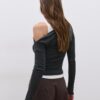 Asymmetrisch dubbel T-shirt Asymmetrisch dubbel T-shirt