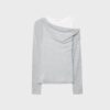 Asymmetrisch dubbel T-shirt Asymmetrisch dubbel T-shirt