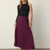 Asymmetrisch T-shirt met metalen gesp