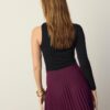 Asymmetrisch T-shirt met metalen gesp