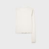 Asymmetrisch T-shirt met metalen gesp