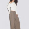 Asymmetrisch T-shirt met oogjes Asymmetrisch T-shirt met oogjes