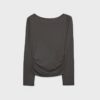 Asymmetrisch T-shirt met oogjes Asymmetrisch T-shirt met oogjes