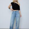 Asymmetrisch T-shirt met studs