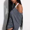 Asymmetrisch T-shirt met studs Asymmetrisch T-shirt met studs