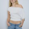 Asymmetrisch T-shirt met studs
