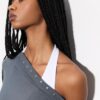 Asymmetrisch T-shirt met studs Asymmetrisch T-shirt met studs