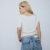 Asymmetrisch T-shirt met studs