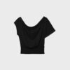 Asymmetrisch T-shirt met studs