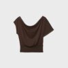 Asymmetrisch T-shirt met studs Asymmetrisch T-shirt met studs
