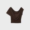 Asymmetrisch T-shirt met studs Asymmetrisch T-shirt met studs