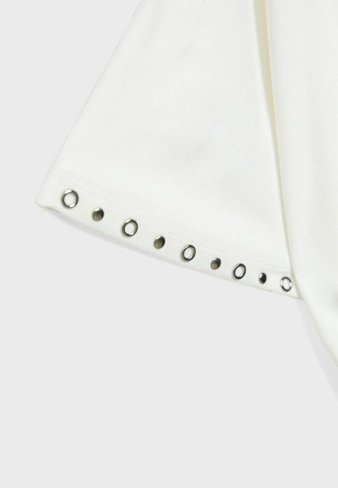 Asymmetrisch T-shirt met studs