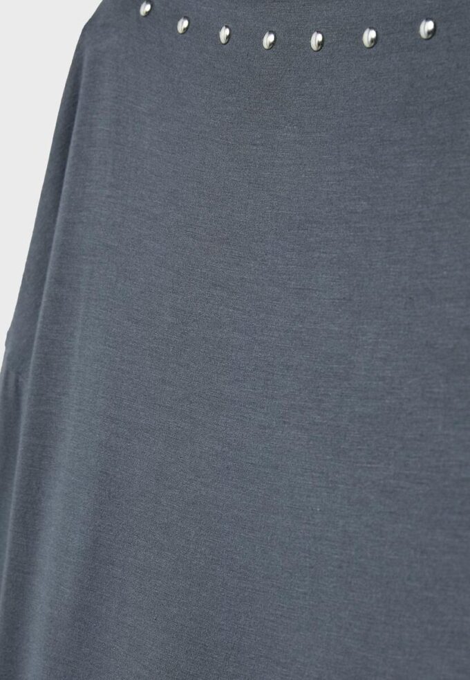 Asymmetrisch T-shirt met studs Asymmetrisch T-shirt met studs