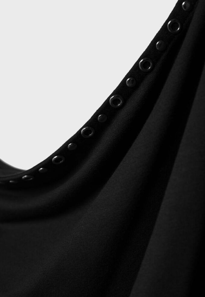 Asymmetrisch T-shirt met studs