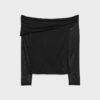 Asymmetrisch tule T-shirt Asymmetrisch tule T-shirt