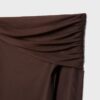 Asymmetrisch tule T-shirt