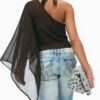 Asymmetrische cape