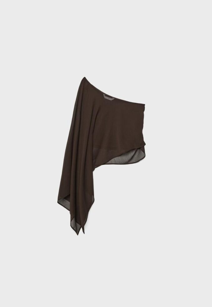 Asymmetrische cape