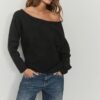Asymmetrische gebreide trui Asymmetrische gebreide trui