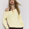 Asymmetrische gebreide trui Asymmetrische gebreide trui