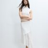 Asymmetrische kanten midirok