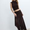 Asymmetrische kanten midirok