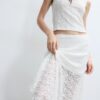 Asymmetrische kanten midirok