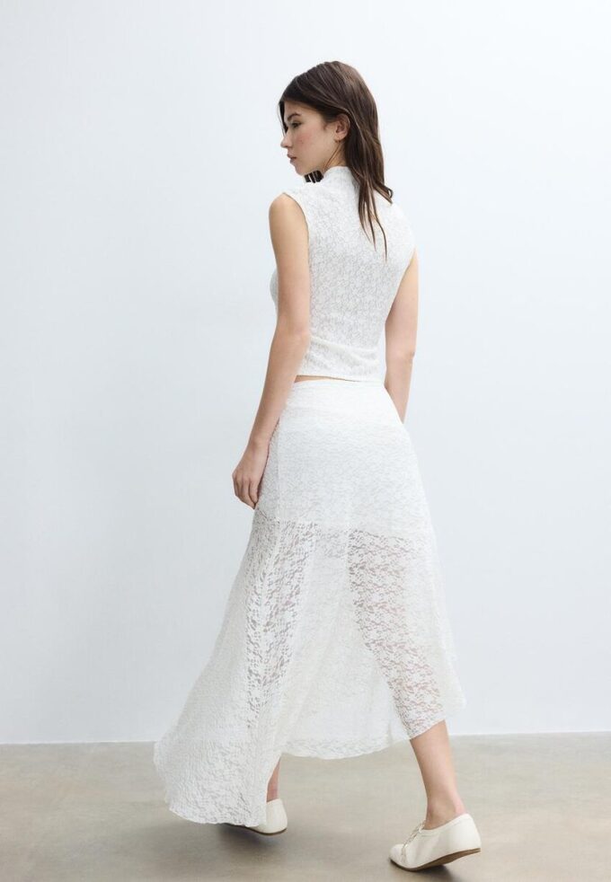 Asymmetrische kanten midirok