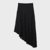 Asymmetrische kanten midirok