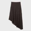 Asymmetrische kanten midirok