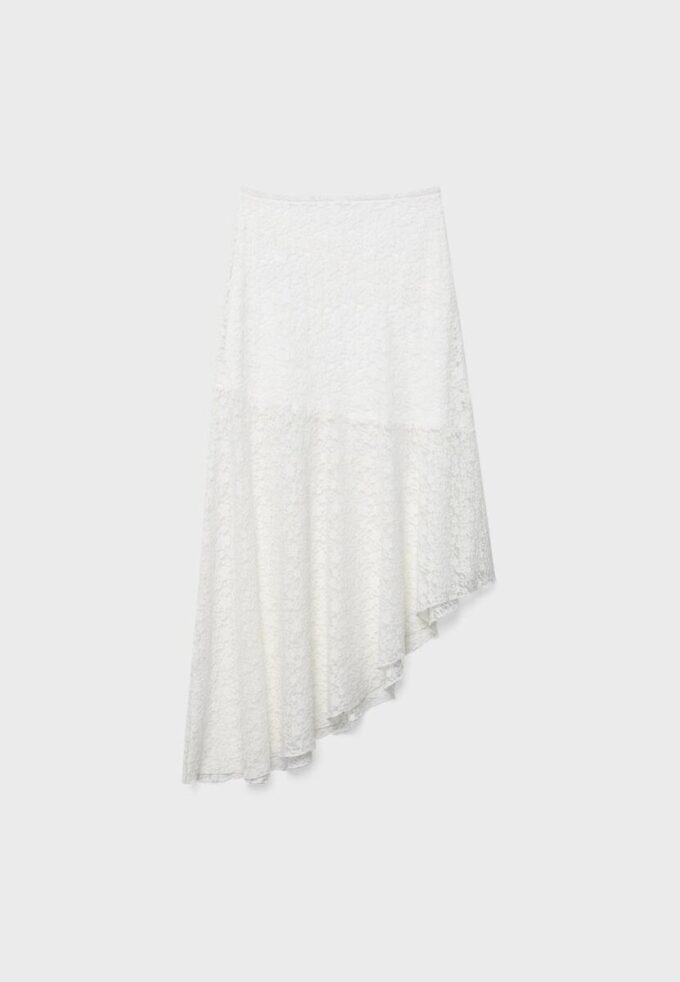 Asymmetrische kanten midirok