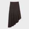 Asymmetrische kanten midirok