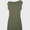 Asymmetrische mini-jurk met studs