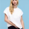 B06 Basic T-shirt met verlaagde schouders