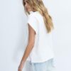 B06 Basic T-shirt met verlaagde schouders
