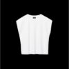 B06 Basic T-shirt met verlaagde schouders