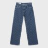 Baggy jeans met gestreepte print en middelhoge taille Baggy jeans met gestreepte print en middelhoge taille