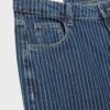 Baggy jeans met gestreepte print en middelhoge taille Baggy jeans met gestreepte print en middelhoge taille