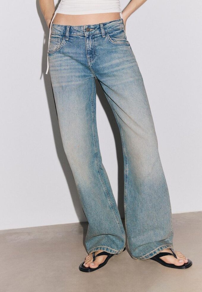 Baggy jeans met middelhoge taille Baggy jeans met middelhoge taille