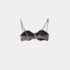 Balconette-bikini-top met dierenprint
