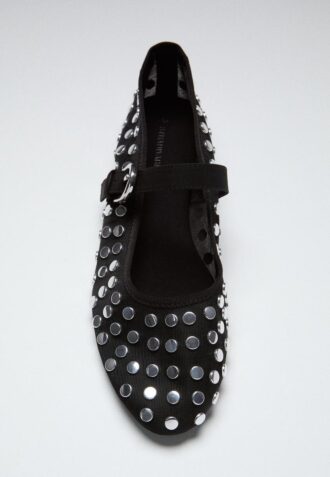 Ballerina’s van mesh met studs