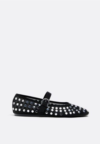 Ballerina’s van mesh met studs