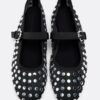 Ballerina’s van mesh met studs
