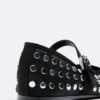 Ballerina’s van mesh met studs