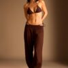 Ballonbroek met omgeslagen taille