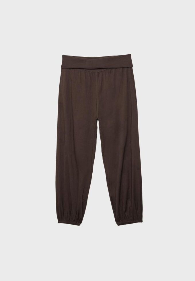 Ballonbroek met omgeslagen taille